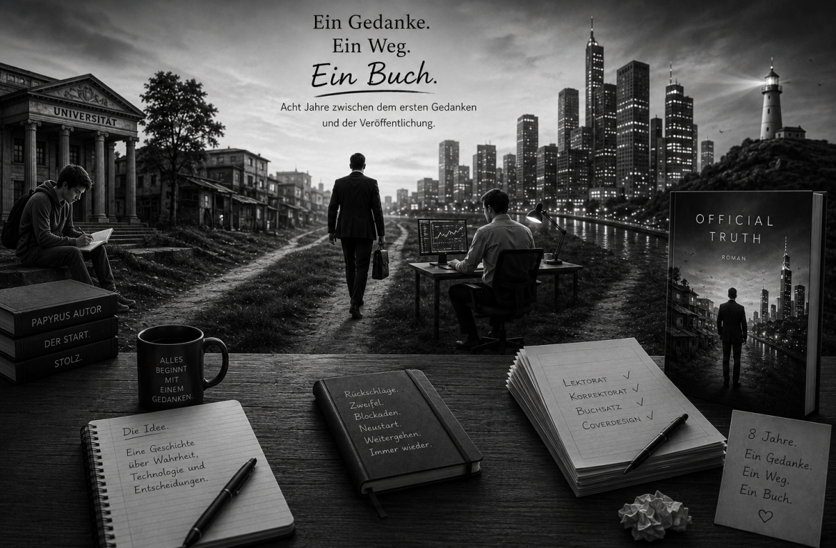 Vom ersten Gedanken zum fertigen Buch Vom ersten Gedanken zum fertigen Buch